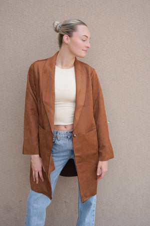 Inspired Faux Suede Jacket