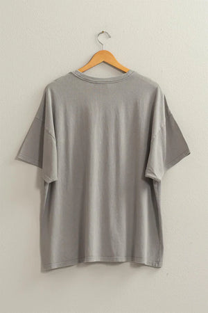 Kleo Oversized T-shirt- Grey