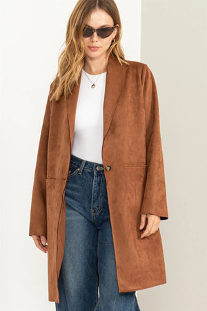 Inspired Faux Suede Jacket