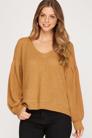 Waffled Top - 2 Colours!