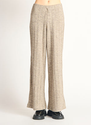 Wide Ribbed Knit Pant - Dex
