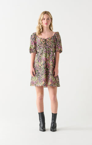 Puff Sleeve Mini Dress - Dex
